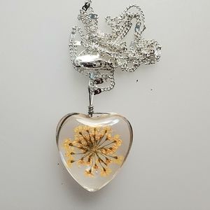 Pressed flower Neclace